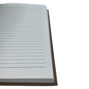 Schwarzes Notizbuch Tagebuch – 100 linierte Seiten – 20x15cm