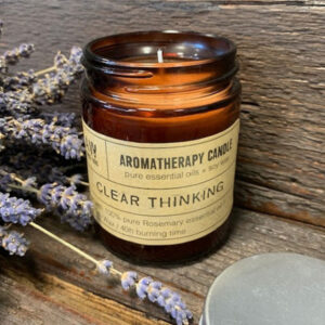Aromatherapie Sojawachs Kerze 200g – Klare Gedanken