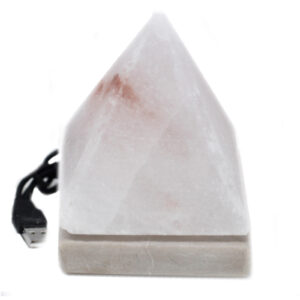 USB Pyramide WHITE Salzlampe – 9 cm (multi)