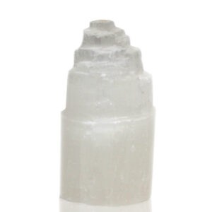 Natürliche Selenit Turmlampe – 15 cm