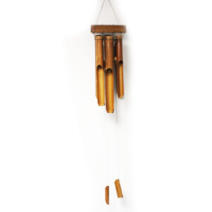 Bambus-Windspiel – Naturbelassen – 6 mittlere Röhren
