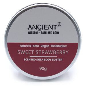 Pflegende Shea Body Butter 90g – Süße Erdbeere
