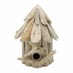 Vogelhäuschen aus Treibholz – Wandbehang