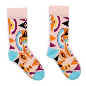 Hop&Hare Bambus Socken (41-46) – Psychedelic Evil Eye