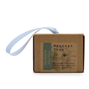 Wohltuhende Massageseife – Teebaum & Aloe Vera
