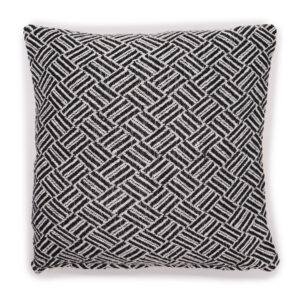 Schöner Kissenbezug – Criss-Cross Schwarz – 40x40cm