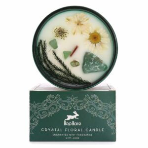 Hop&Hare Kristall Magische Blume Kerze – Der Magier