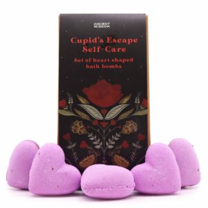 Cupids Escape Self Care Bath Heart Geschenkset