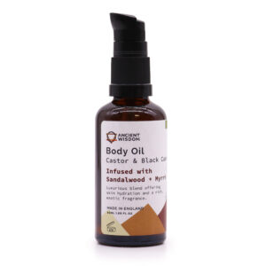 Bio-Körperöl 50ml – Sandelholz & Myrrhe