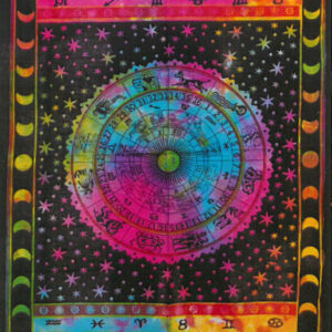 Baumwoll-Tuch Wanddeko – Zodiac