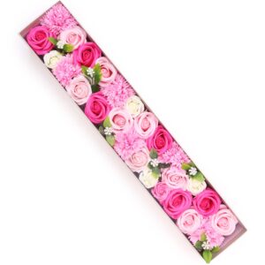 Extra lange Blumen-Box (aus Seife) Baby Blessings – Pinks