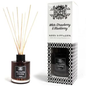 Eleganter Raumduft 120ml – Weiße Erdbeere & Brombeere