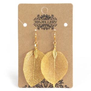 Ohrringe – Bravery Leaf – Gold